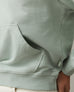 Women's French Terry Pullover Hoodie - Aqua Grey